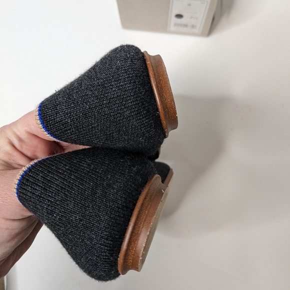 Rothy’s The Merino Tassel Loafer Black Diamond Size 7.5 - Picture 7 of 9